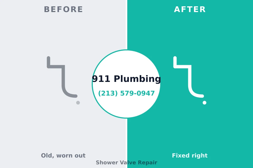 Before and after: plumbing company Palm Harbor, FL